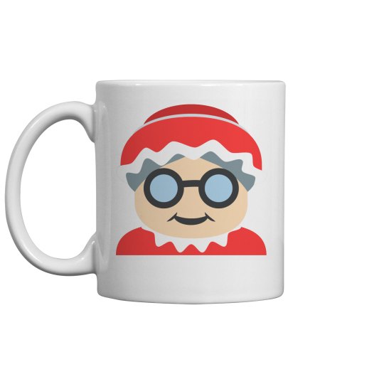 Mrs. Santa Claus Emoji Coffee Mug 