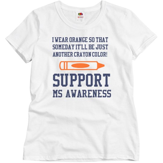 MS Awareness Crayon