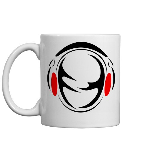 Mug with logo and slogan 