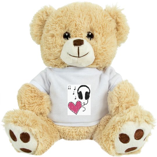 Music Heart Brown Bear