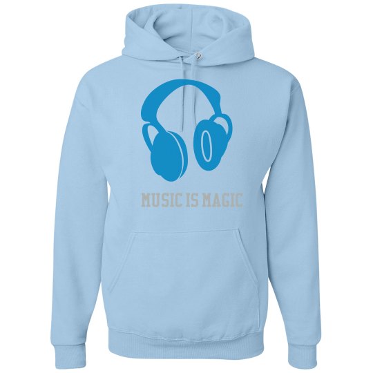 music is magic headphones hoodie