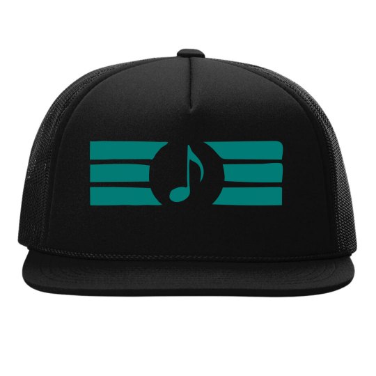 Music notes hat