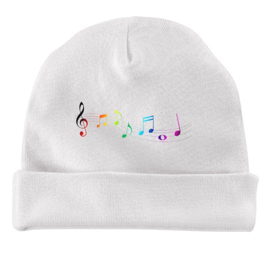 Music notes hat