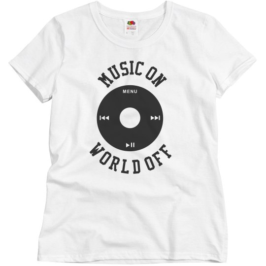 Music on shirt (w)