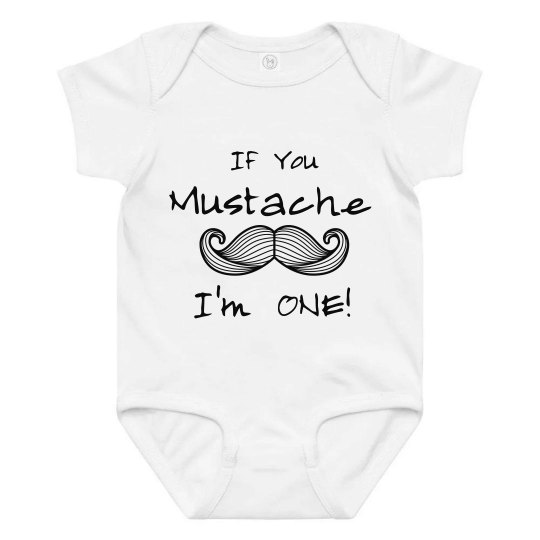 Mustache I'm One