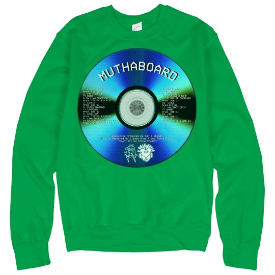 MUTHABOARD DISC CREWNECK MUTHABOARD DISC CREWNECK