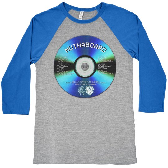 MUTHABOARD DISC RAGLAN TEE