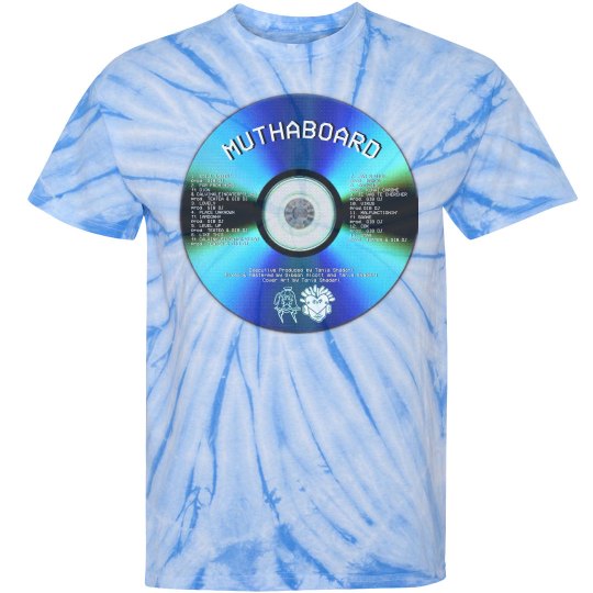 MUTHABOARD DISC TIE DYE TEE