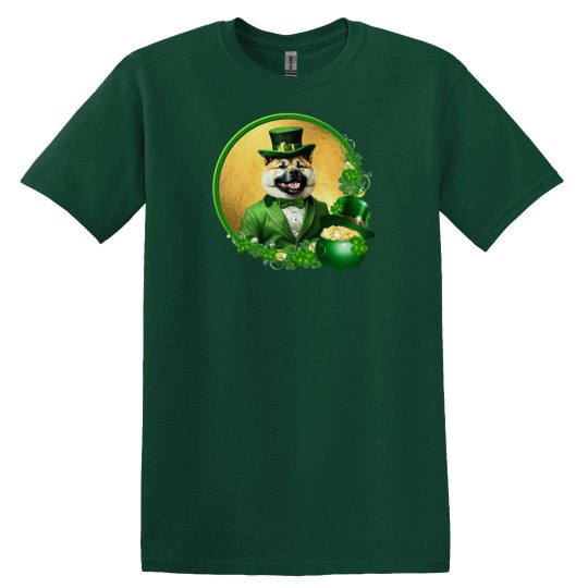 My Akita is my lucky charm