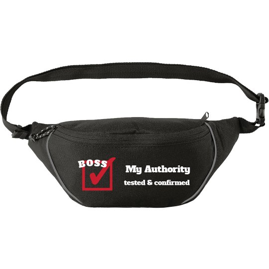 my Authority Tested & Confirmed fannypack my Authority Tested & Confirmed fannypack