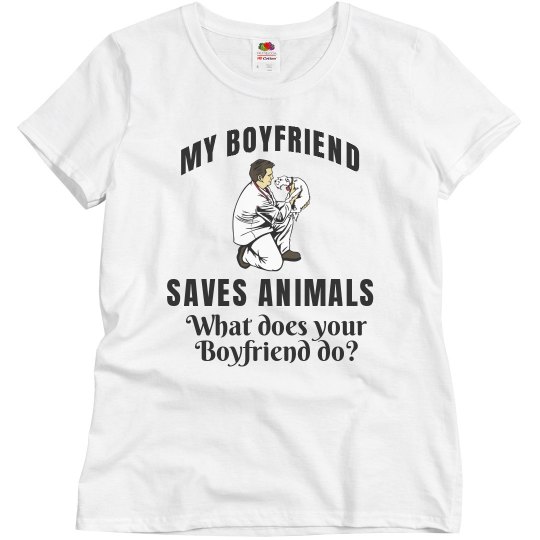 My boyfriend save animals
