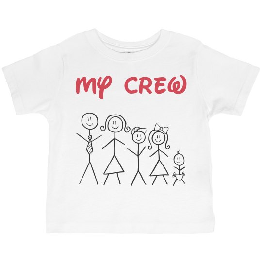 My crew shirt for toddlers