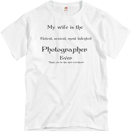 My wife the photographer