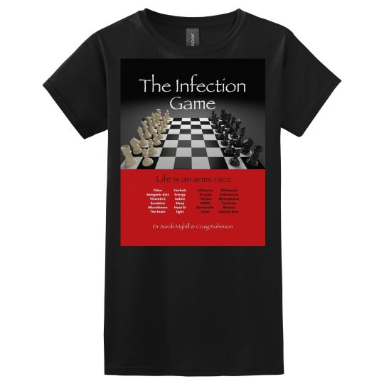 Myhill & Robinson - Arms Race -Womens Black T-Shirt