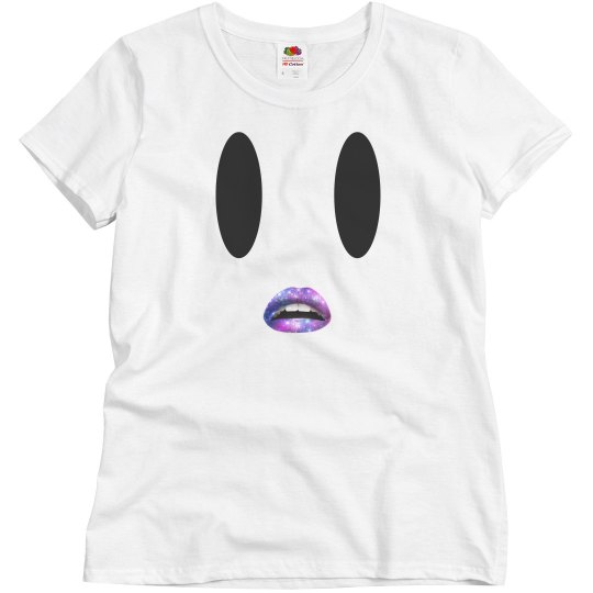 mysterious looking at me