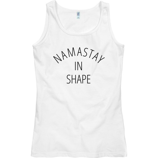 NAMASTAY in Shape Tank