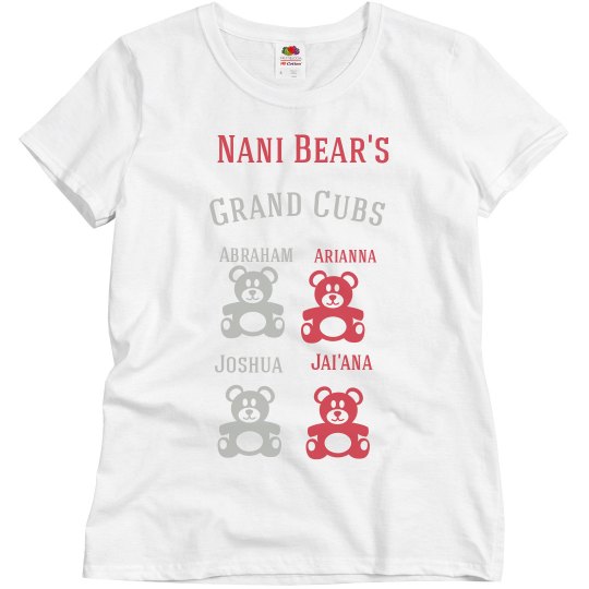 Nani bear red/silver
