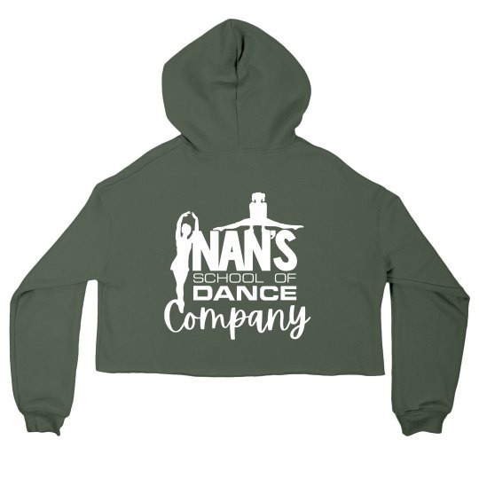 Nan's Company Cropped Fleece Hoodie Nan's Company Cropped Fleece Hoodie