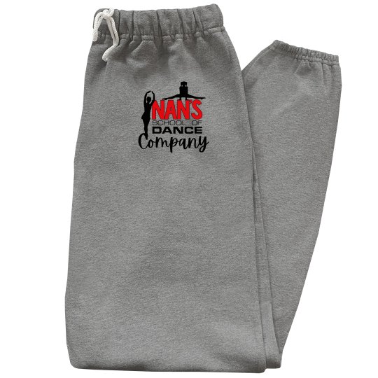 Nan's Company Fleece Sweatpants - Color Logo