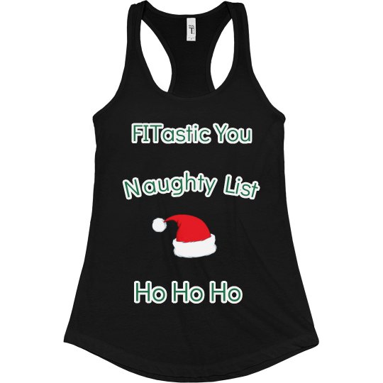 Naughty List Green Tank