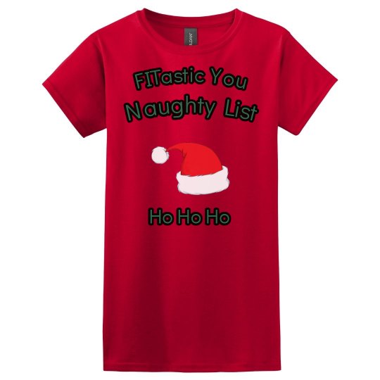 Naughty List Red Shirt