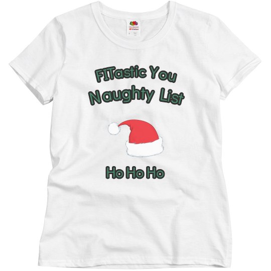 Naughty List White Tee Naughty List White Tee
