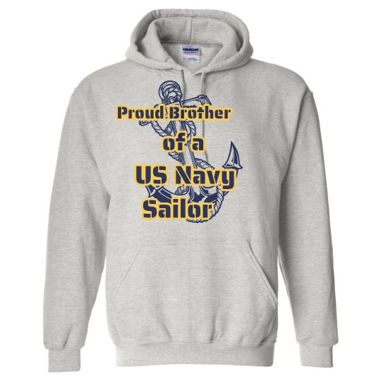 Navy Brother Hoodie w/ LN Navy Brother Hoodie w/ LN