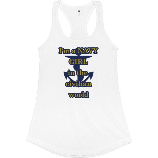 Navy Girl Tank