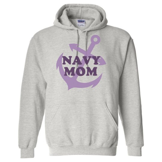 Navy Mom Hoodie Navy Mom Hoodie