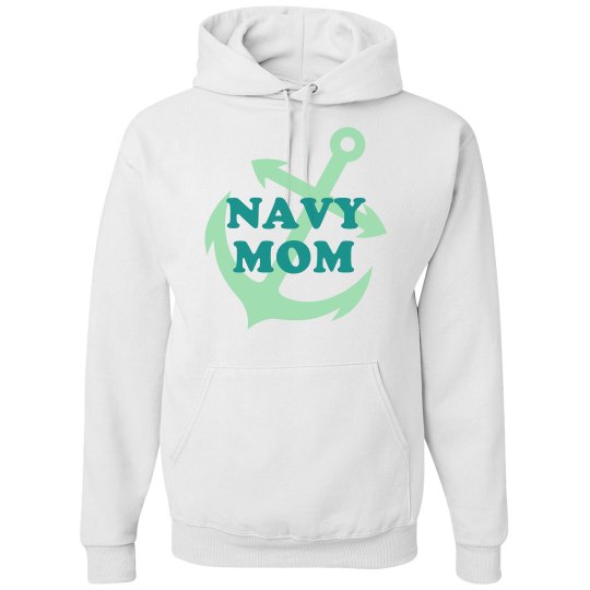 Navy Mom Hoodie