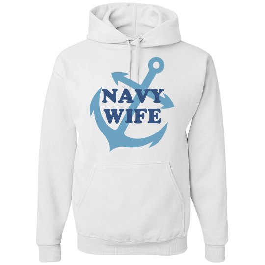 Navy Wife Hoodie