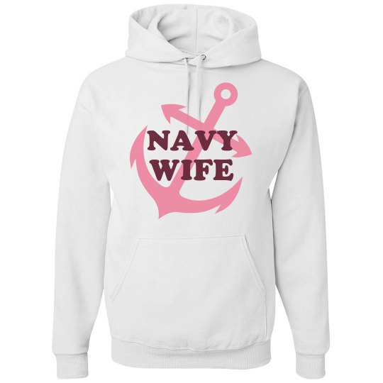 Navy Wife Hoodie