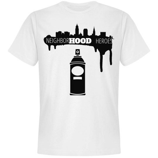 Nbhd Heroes Spray paint tee Nbhd Heroes Spray paint tee