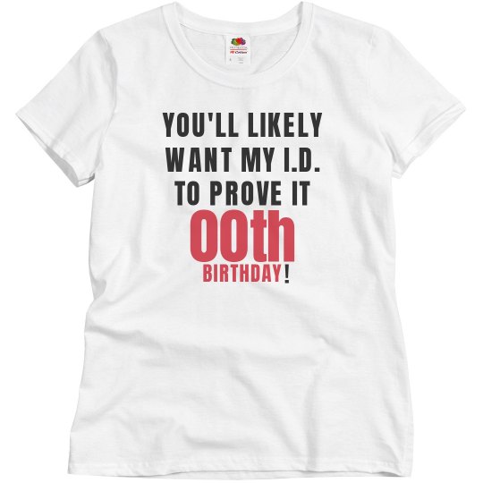 Need i.d to prove age