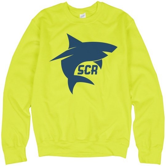 Neon Yellow Crew Sweatshirt