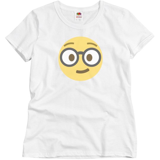 Nerd Face Emoji Tee