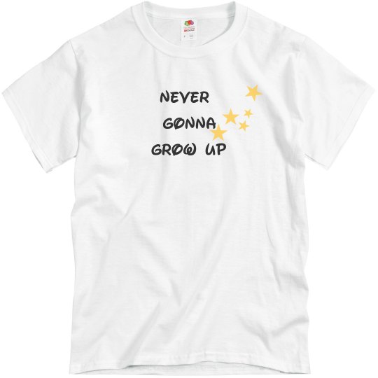 Never gonna grow up..peter pan