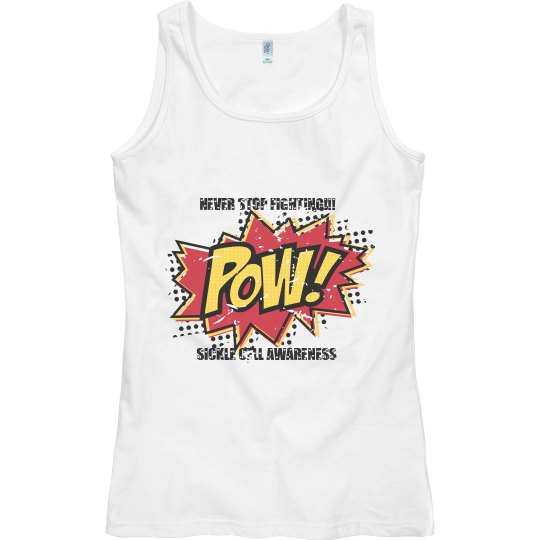 NEVER STOP FIGHTING WHITE TANK 