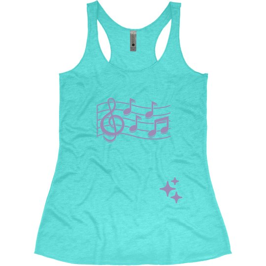 New notes tank top