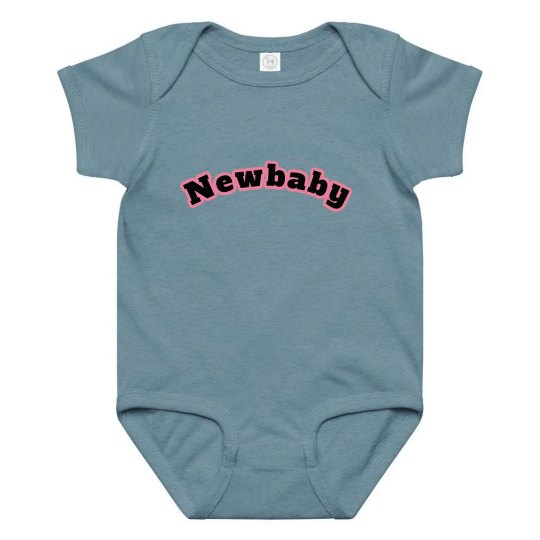 newbaby teddy New letterring Blue 2