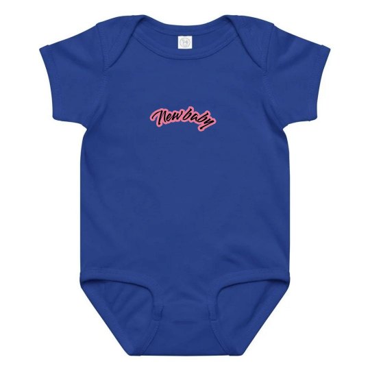 newbaby teddy New letterring Purple