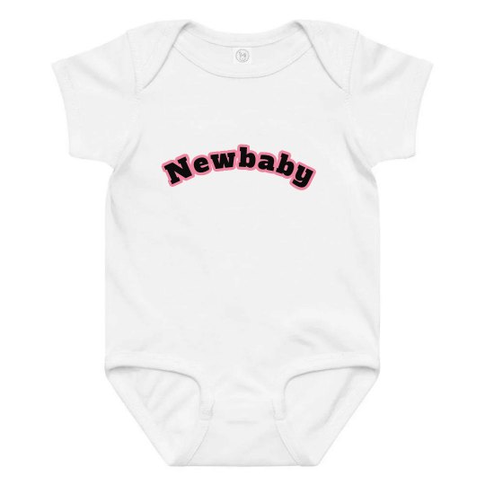 newbaby teddy New letterring White