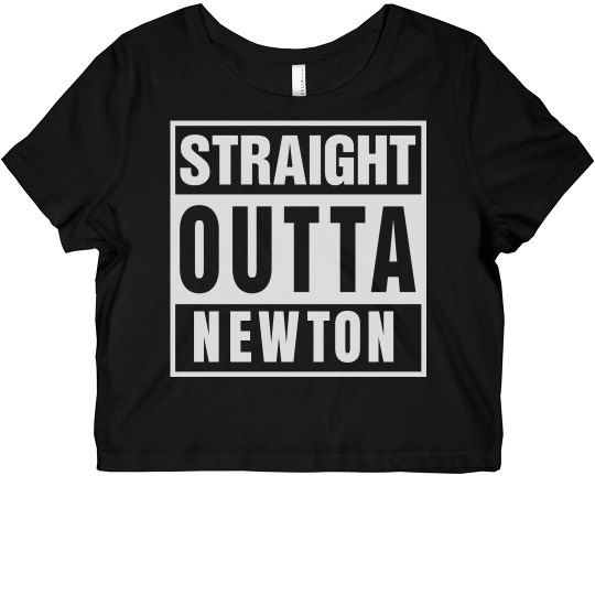 Newton crop top- black Newton crop top- black