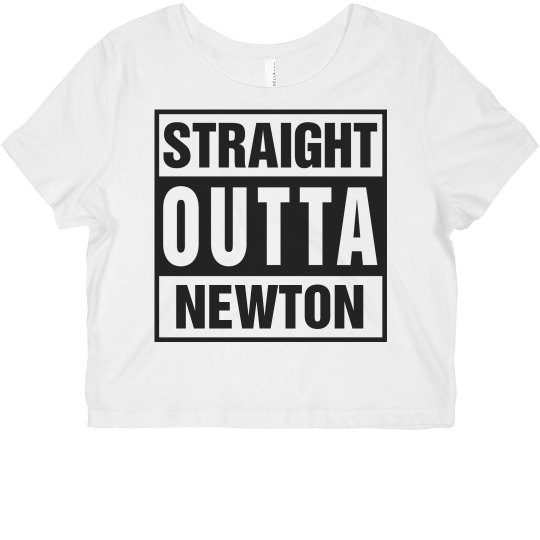 Newton crop top- white Newton crop top- white