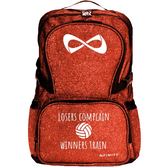 Nfinity Black Sparkle Backpack Bag