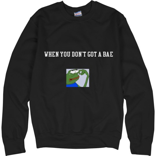 no bae crewneck no bae crewneck