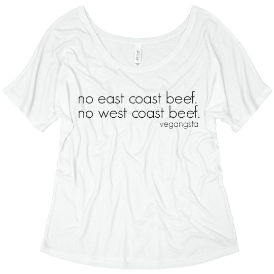 no beef... simple tee