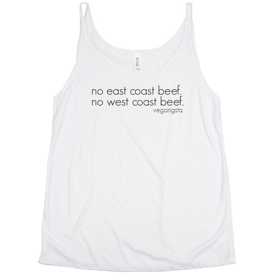 no beef... slouchy tank