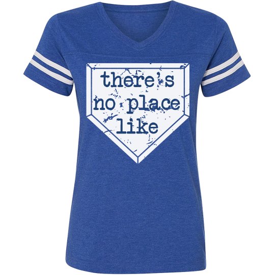 No place like home - blue & white