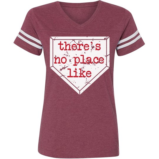 No place like home - grey, red & white